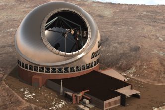 Artist's rendering of the proposed Thirty Meter Telescope