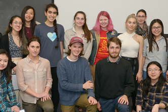 Group photo of the 2019 Karmel Writing Prizes winners