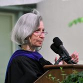 Martha Minow in commencement regalia