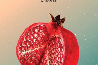 Cover of the book Pomegranate showing the title and illustration of a cross-section of a red pomegrate with seeds